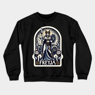 Freyja: Goddess of Love and War Crewneck Sweatshirt